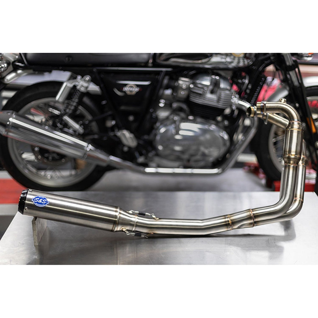Escape Acero Inoxidable Alto Rendimiento Para Royal Enfield 650 S&S Qualifier 2-1