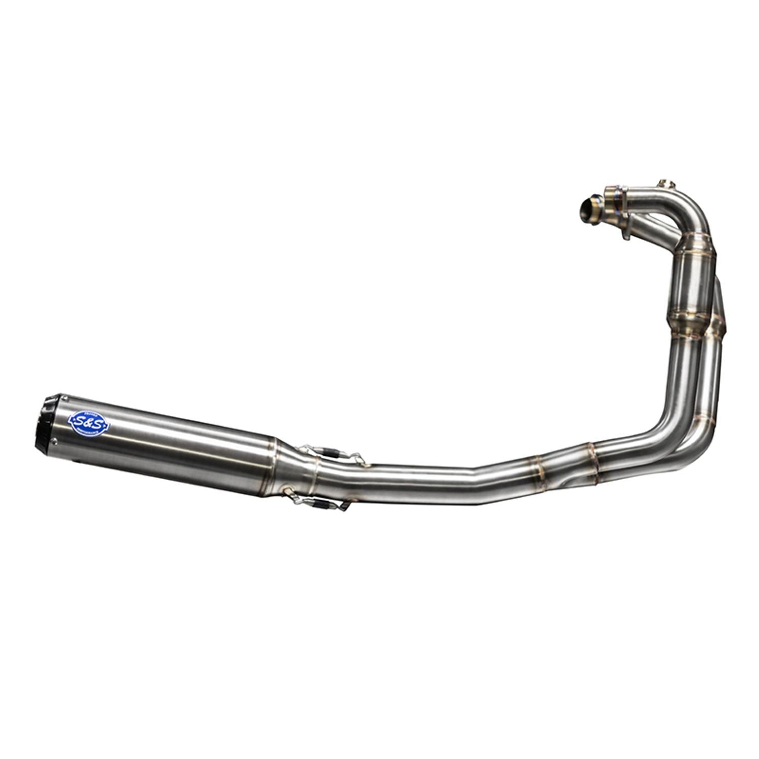 S&S 550-1029A Qualifier 2-1 Exhaust System Stainless Steel Royal Enfield 650