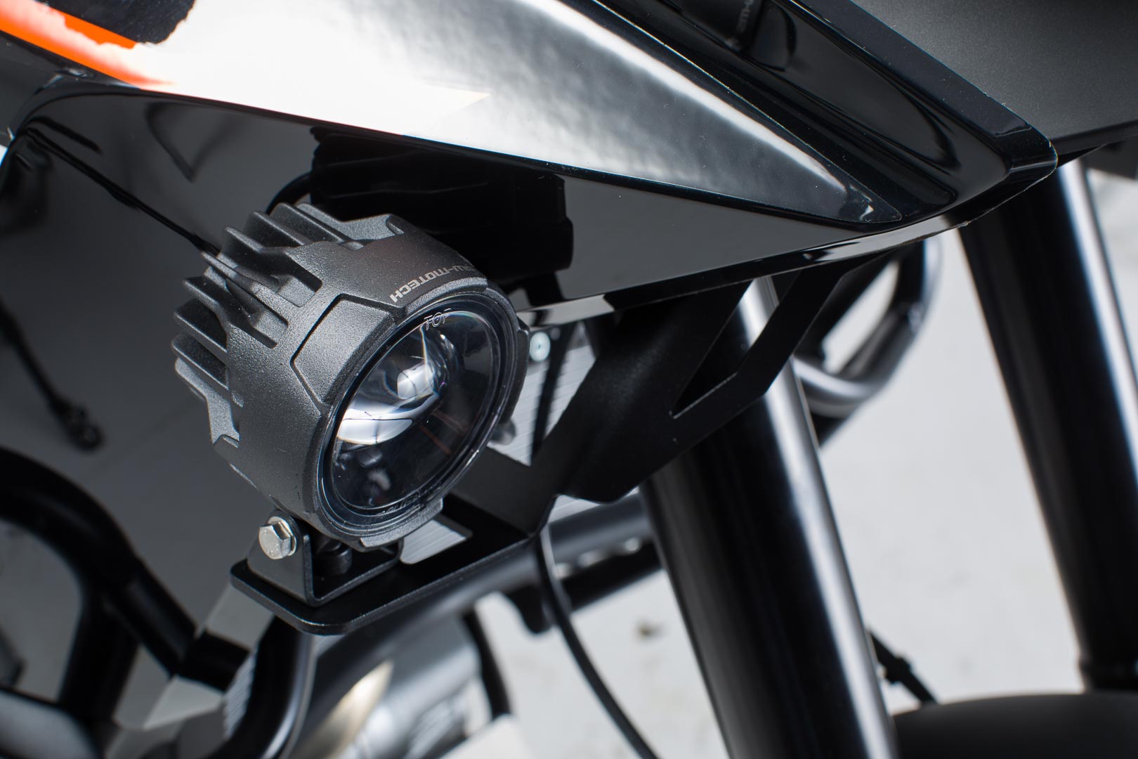 SW-Motech Light mounts Black. KTM 1050/1090 Adv., 1190 Adv./R.