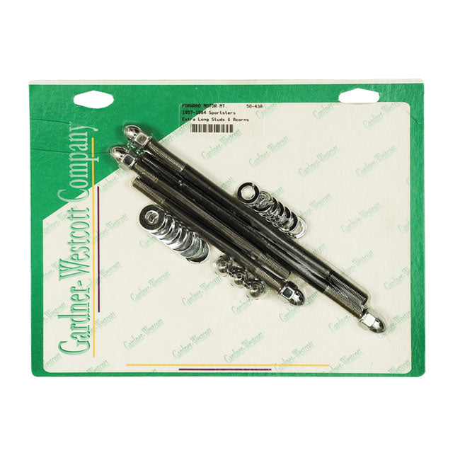 Front Engine Mount Bolt Kit, Acorn For Harley-Davidson