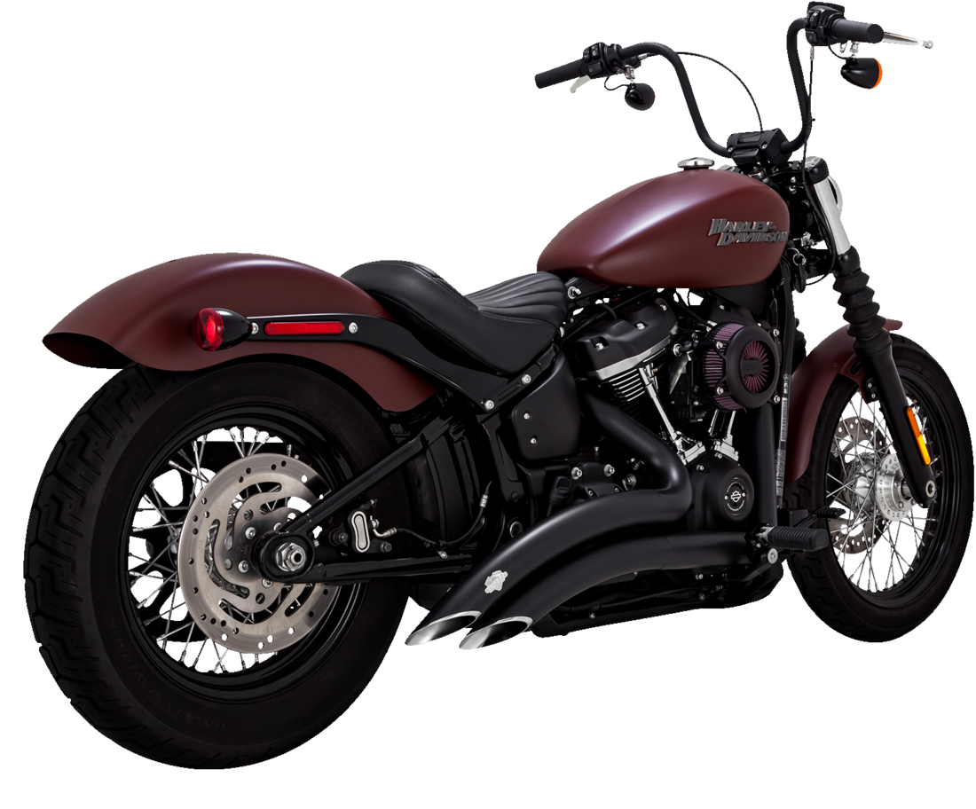 Escape Big Radius Negro Para Harley Davidson Softail Milwaukee Eight M8