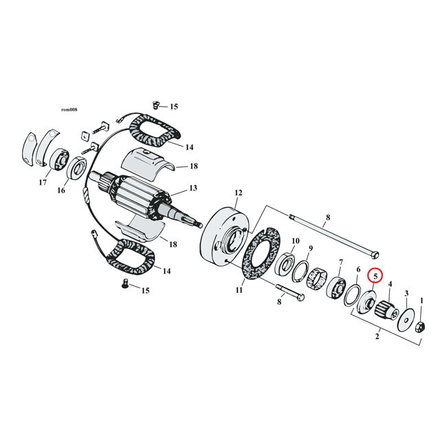 Oil Deflector, Generator For Harley-Davidson