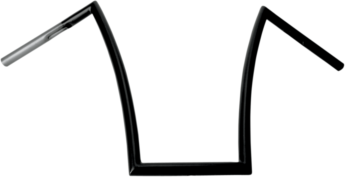 TODD'S CYCLE 1" DIAMETER STRIP HANDLEBARS HANDLEBAR STRIP 17"FLTBLK