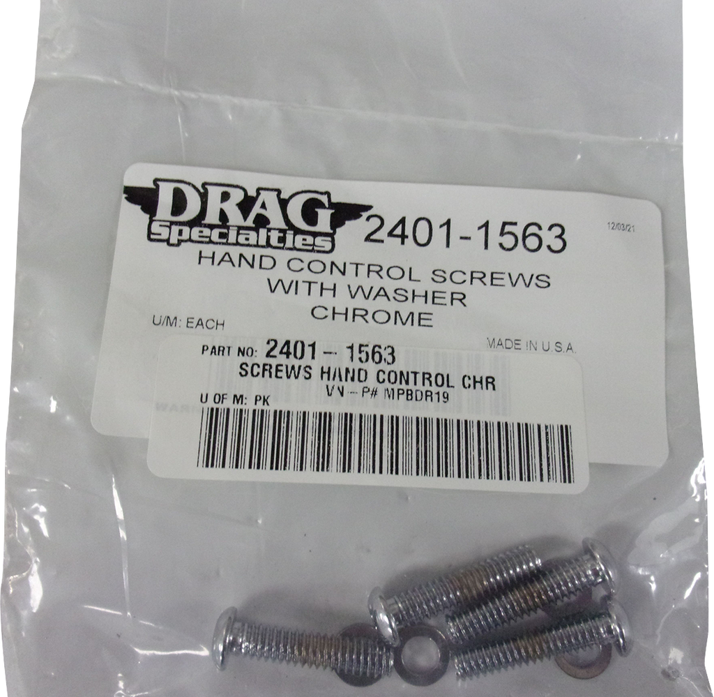 Hand Control Screw Kits For Harley Davidson