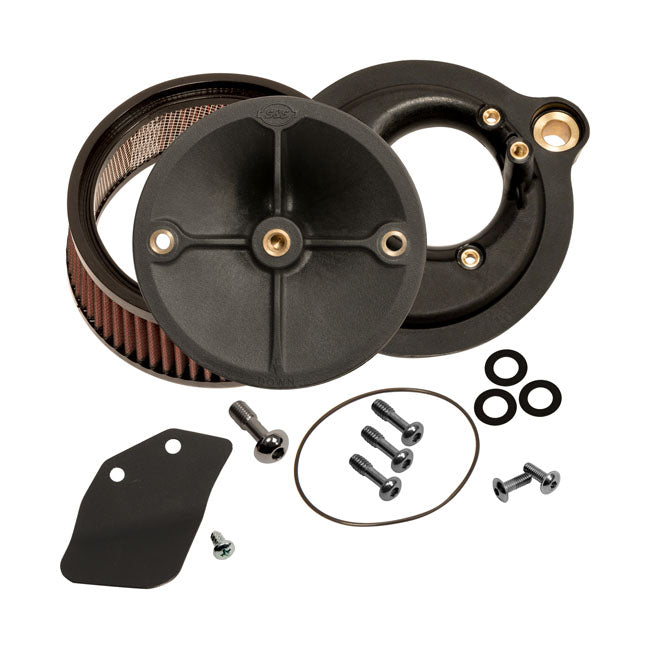S&S Stealth, Air Cleaner Kit Without Cover For Harley-Davidson