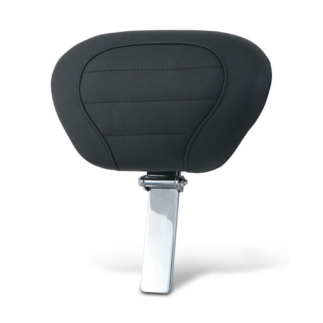 Mustang Deluxe Driver Backrest Pad & Post For Harley-Davidson