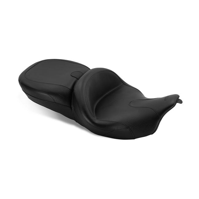Mustang Summit 1-Piece Vintage Super Touring Seat For Harley-Davidson