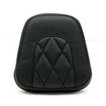 Mustang Diamond Stitch Sissy Bar Pad Black For Harley-Davidson
