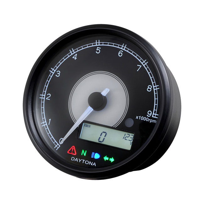 Velona 80mm Tachometer 9000 Rpm For Harley-Davidson