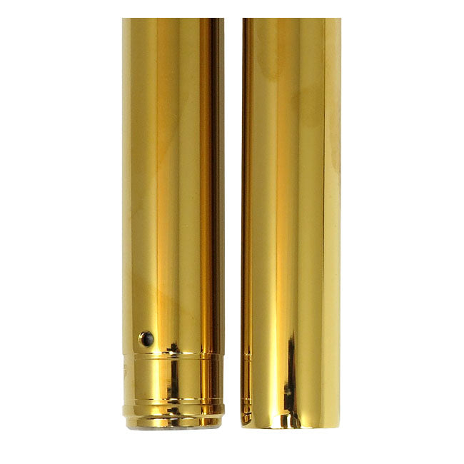 Cc Eng. 39mm Fork Tubes - Tnc - Gold Stock For Harley-Davidson