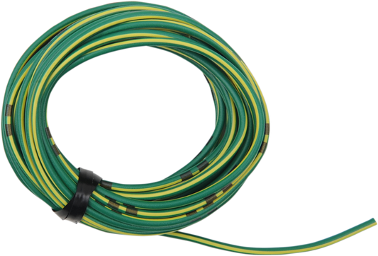 SHINDY COLORED WIRING WIRE OEM 14A 13' GRN/YEL