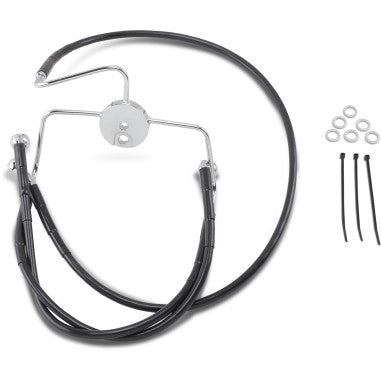 EXTENDED LENGTH STAINLESS STEEL BRAKE LINE KITS FOR HARLEY-DAVIDSON