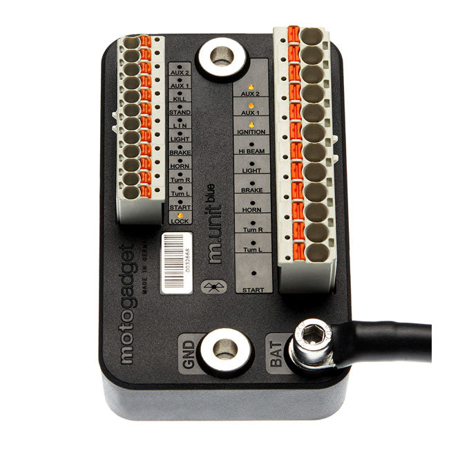 Motogadget M.Unit Blue Digital Control Module for Motorcycles 4002040