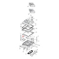 Cometic Gaskets, Middle Rckr Cvr. Rubber For Harley-Davidson