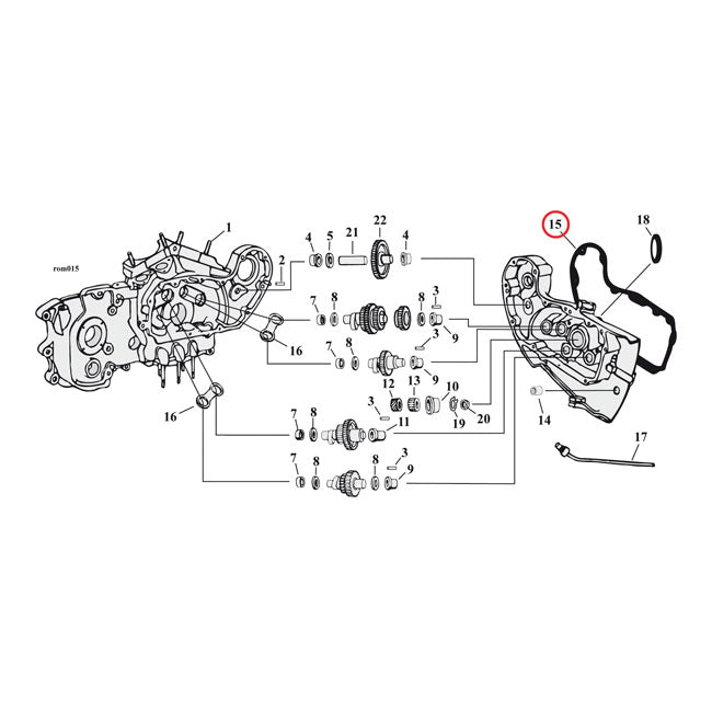 Cometic Gaskets, Cam Cover For Harley-Davidson