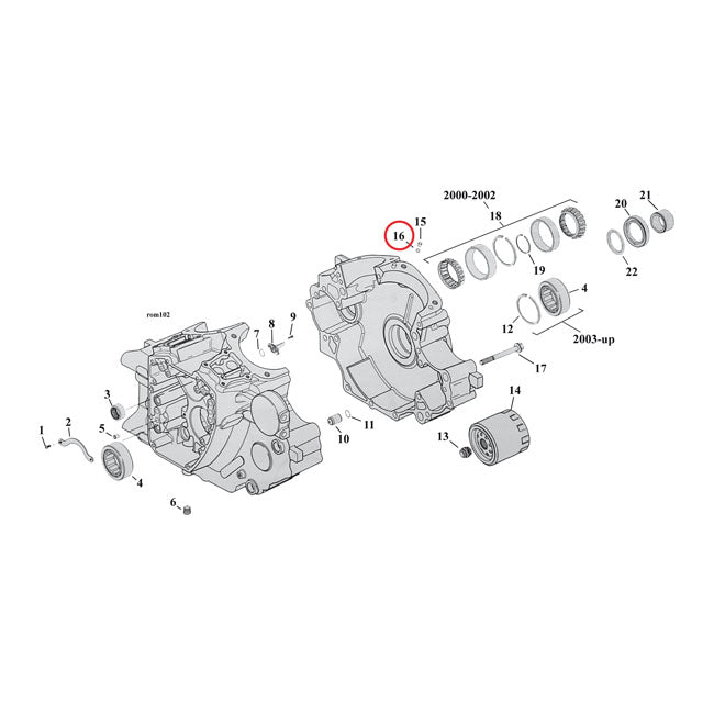 Cometic O-Ring, Cyl Head & Cyl Base Stud For Harley-Davidson