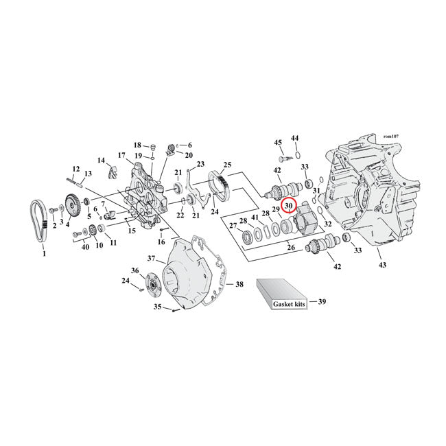 Cometic O-Ring, Oil Pump Housing For Harley-Davidson