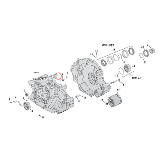 Cometic O-Ring, Speedosensor/Cooling Jet For Harley-Davidson