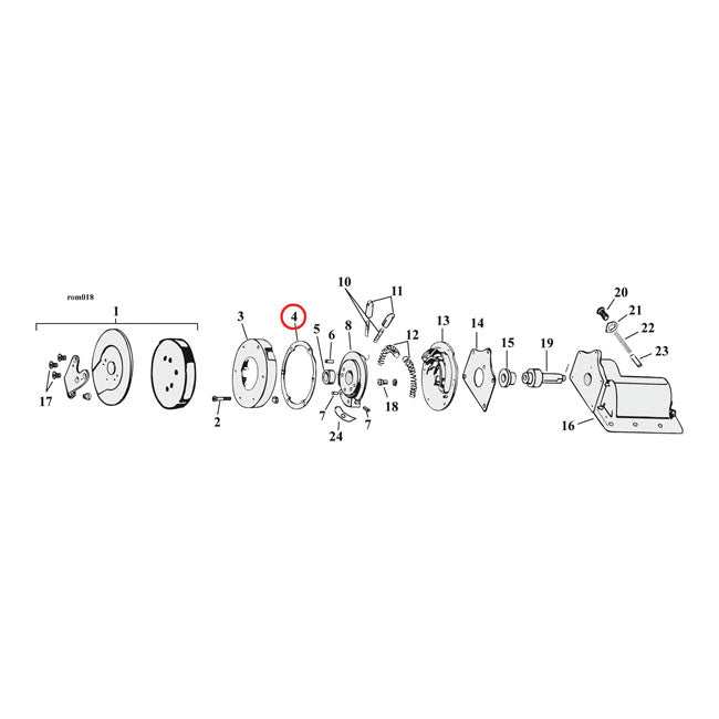 Cometic Gaskets, Transm. Shift Cover For Harley-Davidson