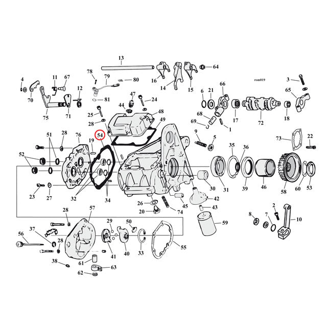 Cometic Gasket, Transm. Bearing Housing For Harley-Davidson