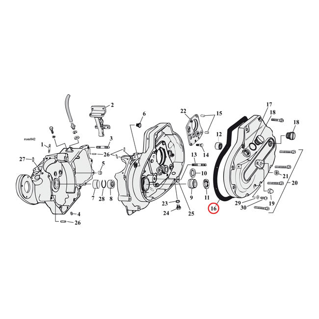 Commissie pakking, primaire dekking voor Harley Davidson