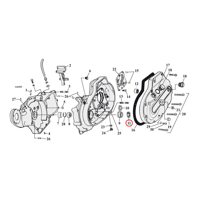 Cometic Oil Seal, Sprocket Shaft For Harley-Davidson