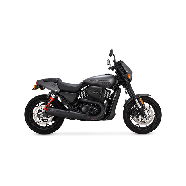 V&H Hi Output Slip-On Matte Black For Harley-Davidson
