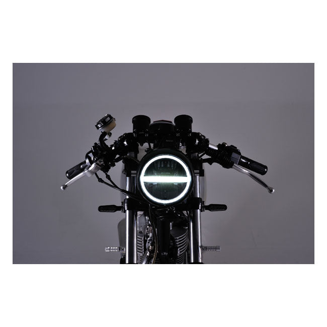 Neo Vintage Led Headlight Black For Harley-Davidson