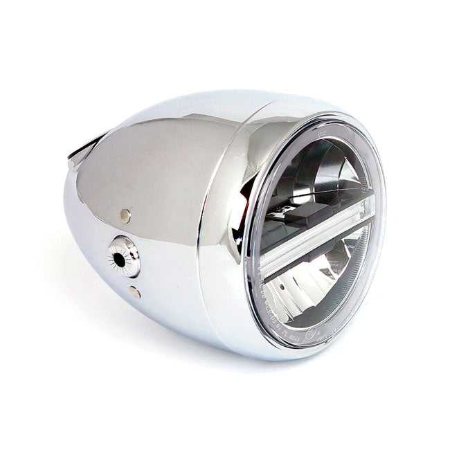 Neo Vintage Led Headlight Chrome For Harley-Davidson