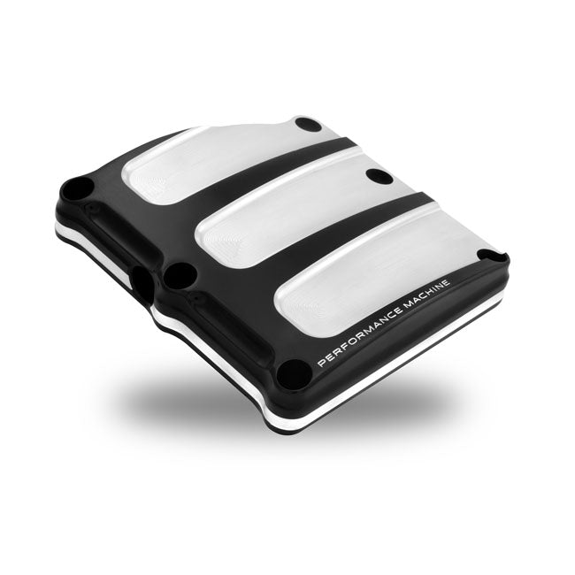 Pm Scallop Transmission Top Cover Contrast Cut For Harley-Davidson