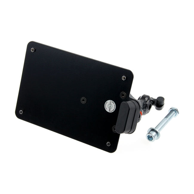 Cult-Werk License Plate Bracket Nl, Black For Harley-Davidson