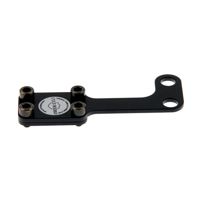 Cult-Werk Ignition Coil Relocation Bracket, Black For Harley-Davidson