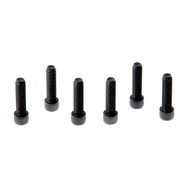 Cult-Werk Triple Tree Bolts, Black For Harley-Davidson