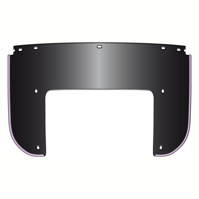 N.Cycle, Beaded Lower Window Black For Harley-Davidson