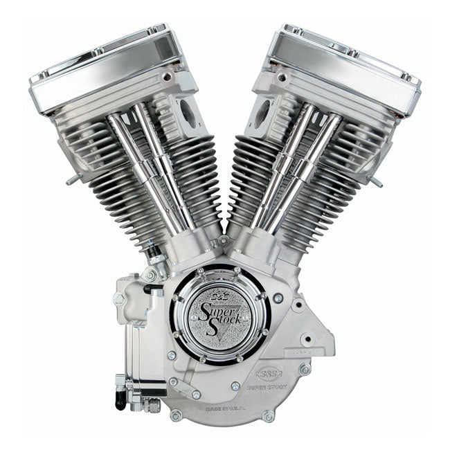 S&amp;S, V80" Basic Engine Assembly. Natural For Harley Davidson