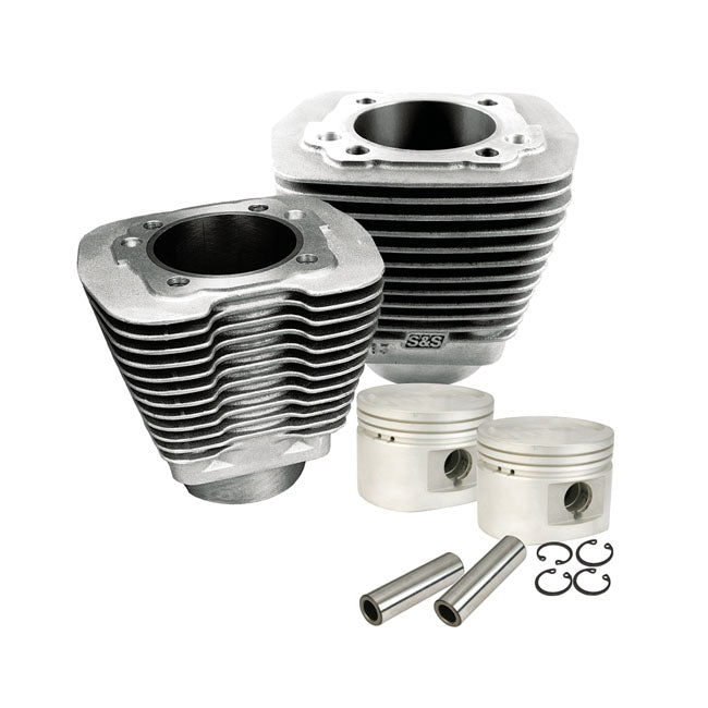 S&S, 80 "/1340cc cilinder en Piston Kit. Black voor Harley Davidson