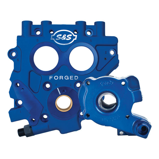 S&amp;S, TC3 Ölpumpe und Nockenstützplatten-Kit für Twin Cam für Harley Davidson
