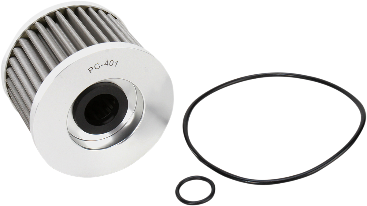 PC RACING FLO®​ STAINLESS STEEL "DROP-IN" OIL FILTERS FILTER OIL FLO PC401