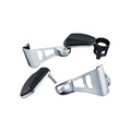 Kuryakyn 8955 Chrome Passenger Armrests For Harley-Davidson Touring 52400073