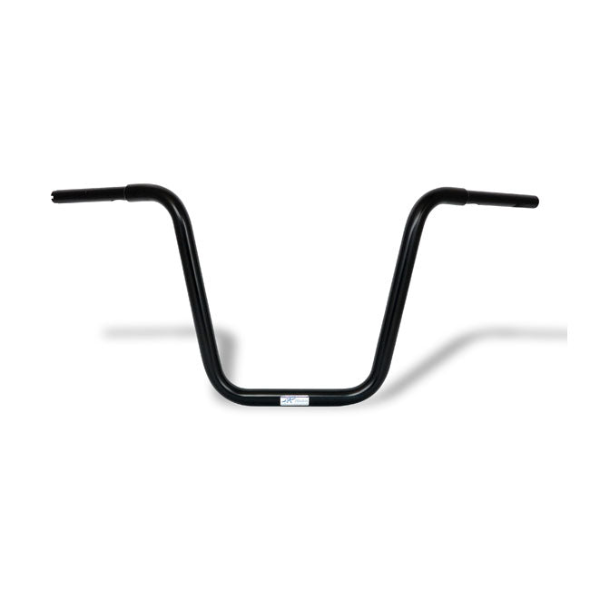 Fehling 1-1/4" Apehanger Black 40cm High For Harley-Davidson