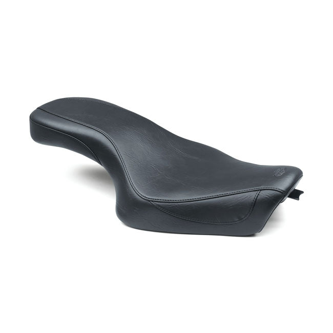 Mustang, Super Tripper Seat Black Classic For Harley-Davidson