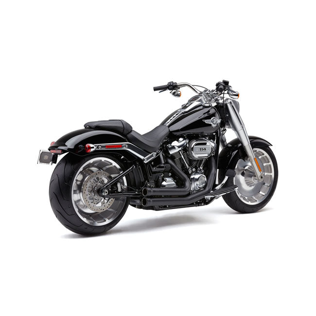 Cobra Speedster 909 Exhaust System Black For Harley-Davidson