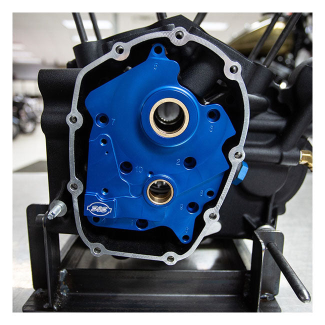 S&amp;S, Ölpumpen- und Nockenplatten-Stützsatz, ölgekühlt für Harley Davidson