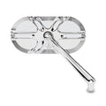 Ness Deep Cut Mirror Chrome For Harley-Davidson