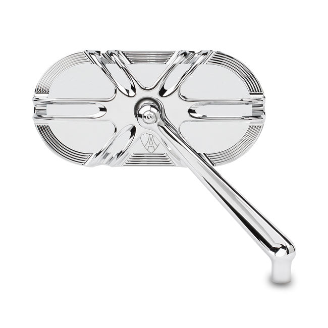 Ness Deep Cut Mirror Chrome For Harley-Davidson