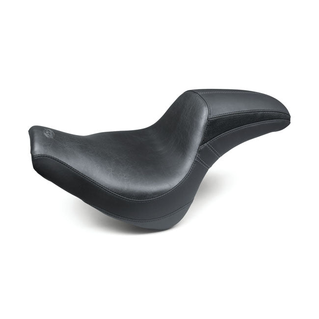 Mustang Tripper Fastback 2-Up Seat For Harley-Davidson