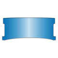 Nc Replacement Adjustable Lower Window, Blue For Harley-Davidson