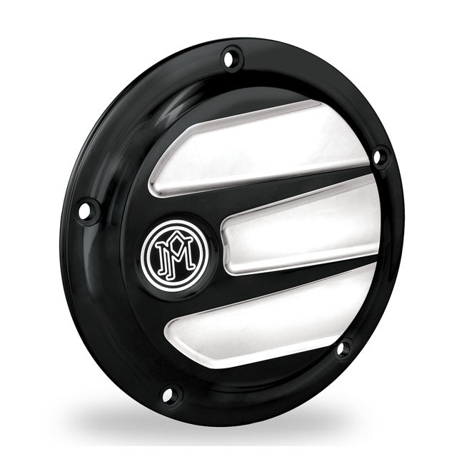 Pm Scallop Derby Cover Contrast Cut For Harley-Davidson