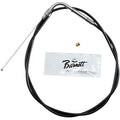BLACK VINYL THROTTLE AND IDLE CABLES FOR HARLEY-DAVIDSON