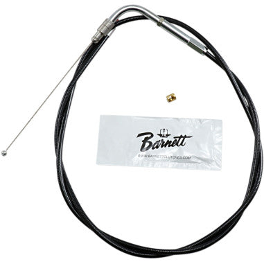 BLACK VINYL THROTTLE AND IDLE CABLES FOR HARLEY-DAVIDSON
